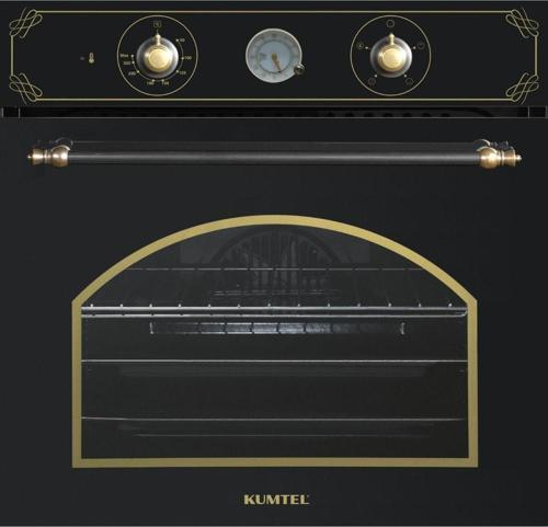 Rustik Siyah Cam Ankastre Fırın