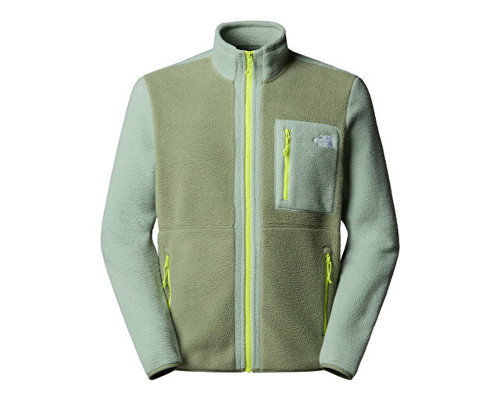 M Yumiori Full Zip Erkek Outdoor Polar Ceket NF0A883REOJ1 Yeşil