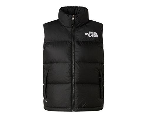 W 1996 Retro Nuptse Vest Kadın Outdoor Yeleği NF0A3XEPGOF1 Siyah