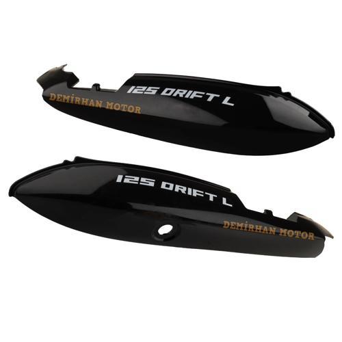 Mondial Drift L 125 Sele Altı Yan Kapak Takımı Siyah