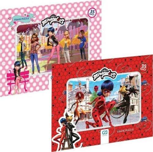 Miraculous 35 Parça Frame Puzzle 2’li Set
