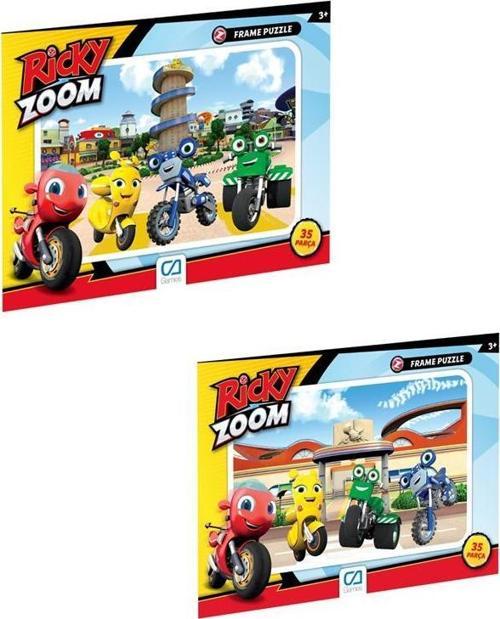 Ricky Zoom 35 Parça Frame Puzzle 2’li