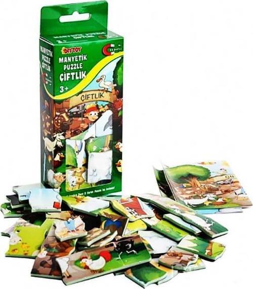 Manyetik Puzzle Çiftlik Diytoy