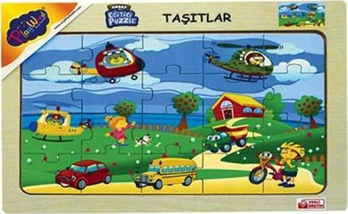 Ahşap Eğitici Puzzle Taşıtlar ONY172