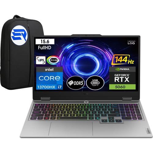 Loq 15IRX10 83JE00LFTR I7-13700HX 16 GB Ram 1 Tb SSD RTX5060 15.6" 144Hz WIN11 Pro + Elektropasaj Çanta