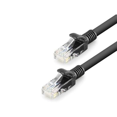 Büro Ev Ofis Network Bağlantısı için 30CM Siyah 1000GB 250MHZ Cat6 Kablo