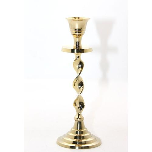 Büro Ev Ofis Dekoru için Pirinç Yapım Tekli Şamdan