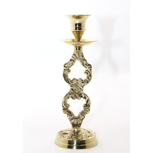 Büro Ev Ofis Dekoru için Tekli Pirinç Şamdan