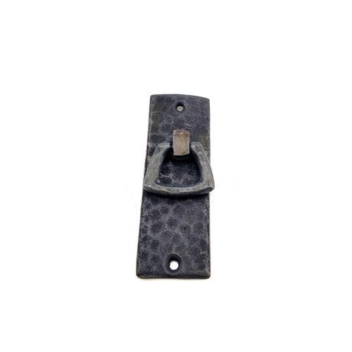 Hobi Mobilya Tasarımı için 31x90MM Antika Oksit Pirinç Dik Dövme Kapı Kulbu