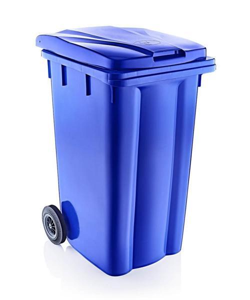 SY-6510 Tekerlekli Kapaklı Plastik Çöp Konteyneri 240 lt