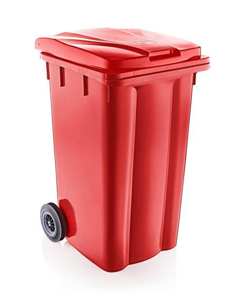 SY-6510 Tekerlekli Kapaklı Plastik Çöp Konteyneri 240 lt