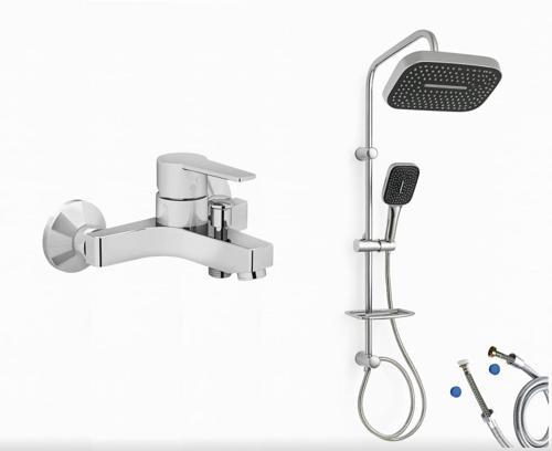 Nora S Banyo Bataryası + Doppo Prime Lux Tepe Duş Sistemi