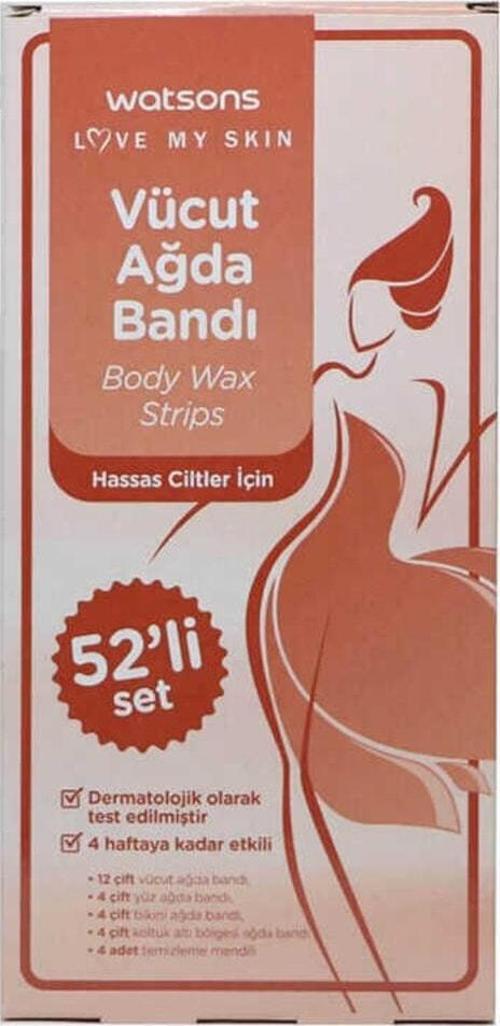 Karma Paket Hassas Cilt Ağda Bandı 52 Adet