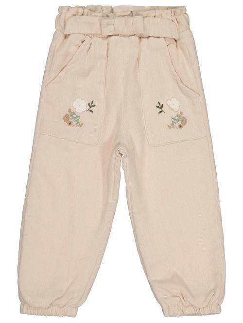 Fiyonklu 2-5 Yaş Pantolon - Fil Dişi4-5 Yaş