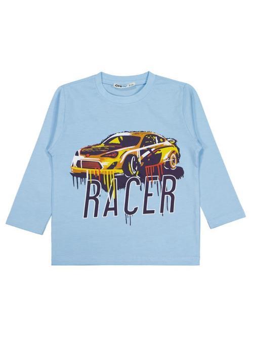 Racer Baskılı 2-5 Yaş Sweatshirt - Mavi5-6 Yaş