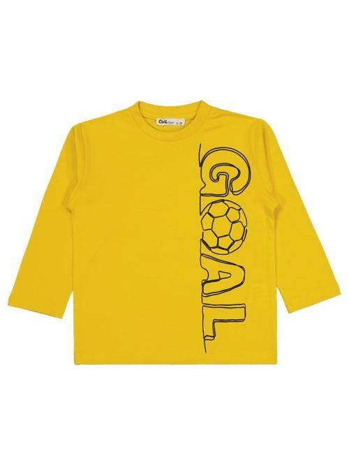 Goal Baskılı 2-5 Yaş Sweatshirt - Sarı3-4 Yaş