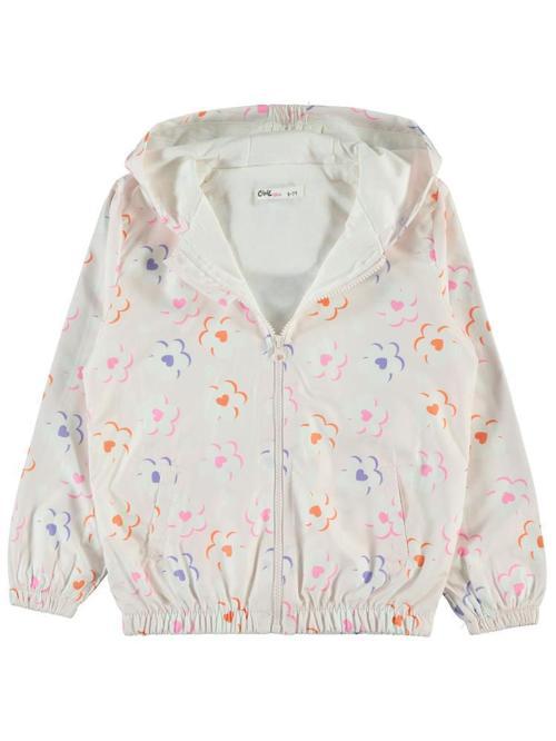 Çiçek Baskılı 10-13 Yaş Yağmurluk - Pembe11-12 Yaş