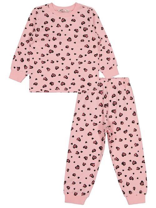 Leopar 2-5 Yaş Pijama Takımı - Pembe5-6 Yaş