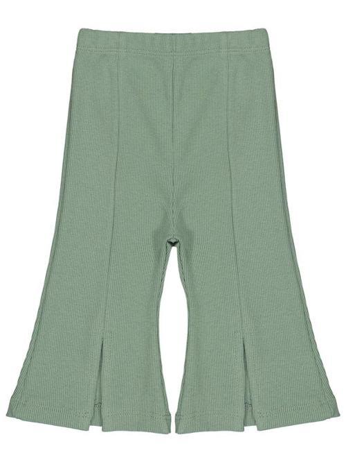 Paça Detaylı 6-18 Ay Tayt - Yeşil9-12 Ay