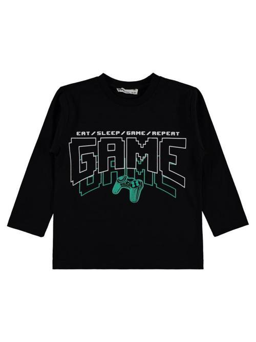 Game Baskılı 2-5 Yaş Sweatshirt - Siyah2-3 Yaş