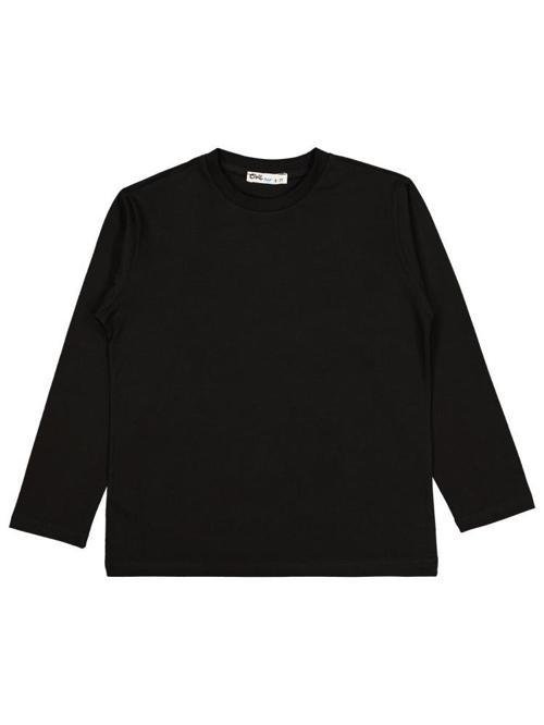 Basic 6-9 Yaş Sweatshirt - Siyah6-7 Yaş