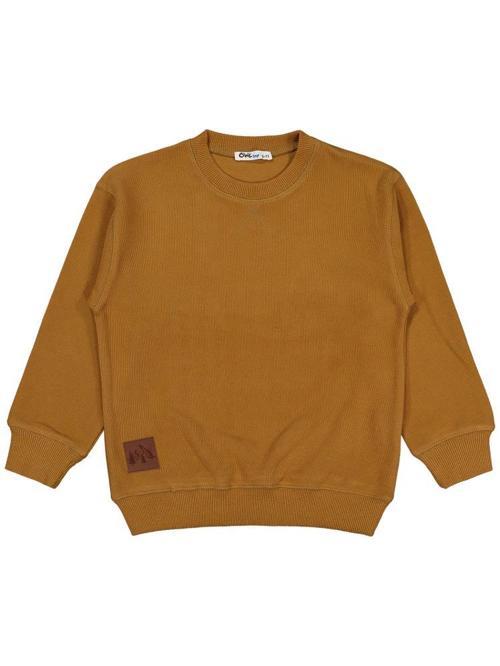 Karyoka Dikişli 10-13 Yaş Sweatshirt - Kahverengi10-11 Yaş