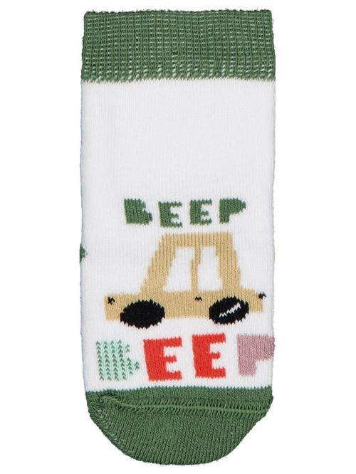 Beep Havlu 6- 2'li Bebek Erk Çorap Set - Standart6 Ay