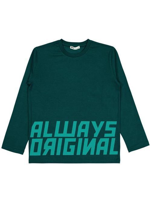 Always Orıgınal Baskılı 10-13 Yaş Sweatshirt - Yeşil11-12 Yaş