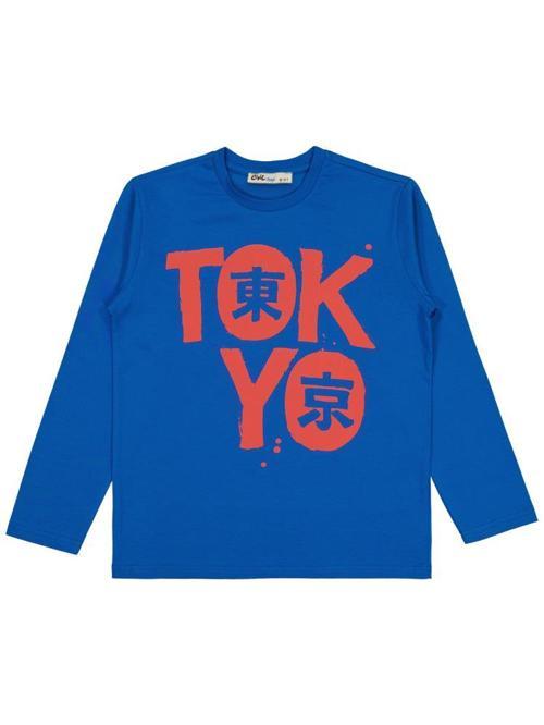 Tokyo Baskılı 10-13 Yaş Sweatshirt - Mavi12-13 Yaş