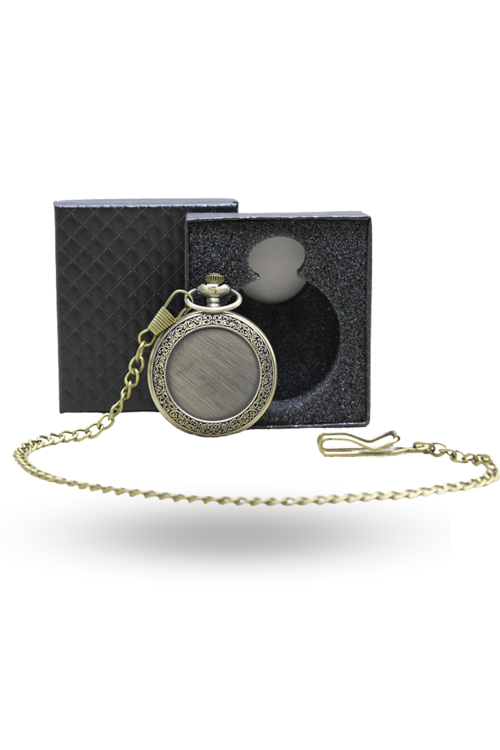 Büro Ev Ofis Hediyesi için Kutulu Kişiselleştirilebilir Antik Köstekli Saat