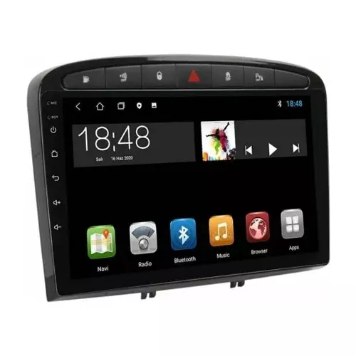 Peugeout 308 2007-2014 Model Uyumlu 4Gb Ram 64Gb Hafıza Carplay Android Auto