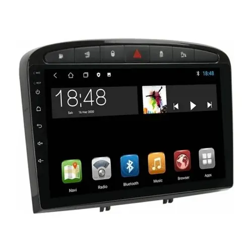 Peugeout 308 2007-2014 Model Uyumlu 4Gb Ram 32Gb Hafıza Carplay Android Auto