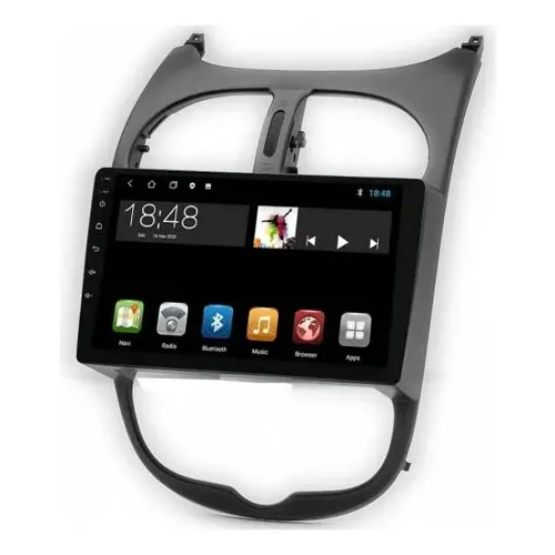 Peugeout 206 2007-2014 Model Uyumlu 4Gb Ram 64Gb Hafıza Qled Carplay Android Auto