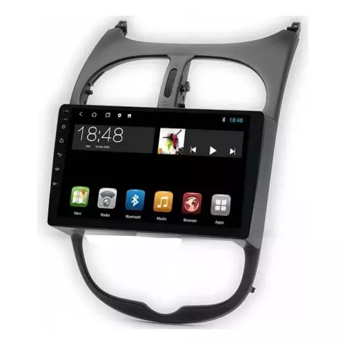 Peugeout 206 2007-2014 Model Uyumlu 4Gb Ram 32Gb Hafıza Carplay Android Auto