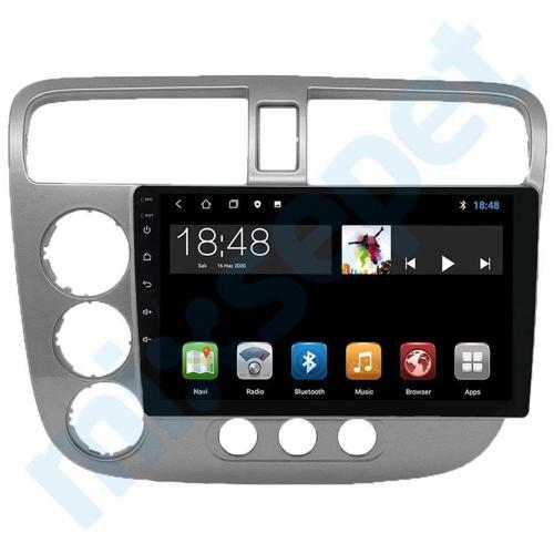 Honda Civic Vtech 2001-2006 Model Uyumlu 4Gb Ram 32Gb Hafıza Carplay Android Auto