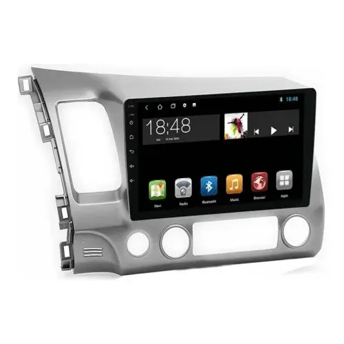 Honda Civic Fd6 2006-2012 Model Uyumlu 4Gb Ram 64Gb Hafıza Qled Carplay Android Auto