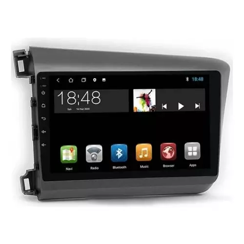 Honda Civic Fb7 2012-2016 Model Uyumlu 4Gb Ram 32Gb Hafıza Qled Carplay Android Auto