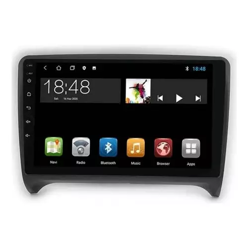 Audi A4 2002-2008 Model Uyumlu 4Gb Ram 32Gb Hafıza Qled Carplay Android Auto