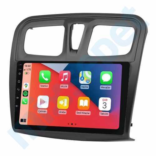 Renault Clio Symbol 4 Gb Ram 64 Gb Hafıza Qled 9 İnç Android Auto Ve Carplay