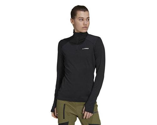 W Multi 1/2 Fl Kadın Outdoor Polar Sweatshirts GL3743 Siyah