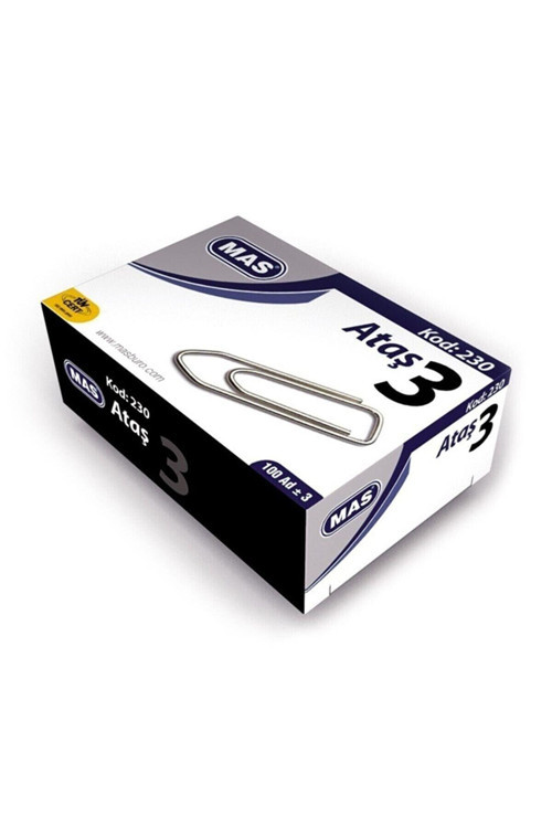 Ataş Nikel NO:3 100 Lü (24 Lü Paket)