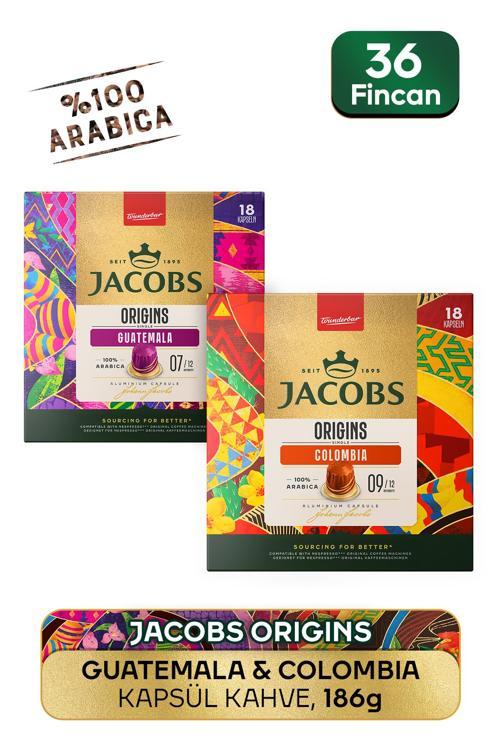 Origins Guatemala  + Origins Colombia Nespresso Uyumlu Alüminyum Kapsül Kahve 36 Kapsül