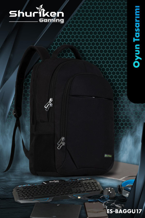 Es-Baggu17 17" Gaming ,Seyahat Laptop Sırt Çantası