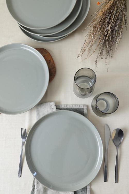 Gri Hitit Servis Tabağı 28 Cm 6 Adet 616