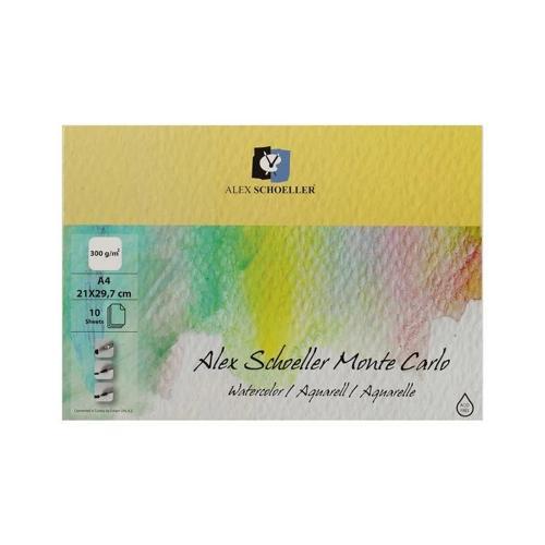 Monte Carlo Sulu Boya Defteri Blok 300 gr. A4 10 yaprak
