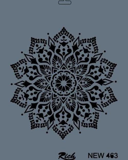 Stencil Boyama Şablonu 25x35 cm. NEW-463