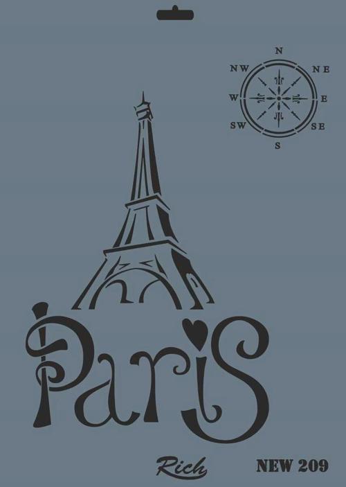 Stencil Boyama Şablonu 25x35 cm. NEW-209