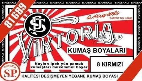 Toz Kumaş Boyası 8 KIRMIZI