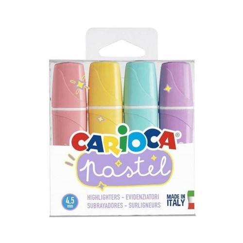 Highlighter İşaretleme Kalemi Seti 4 Renk Pastel Renkler