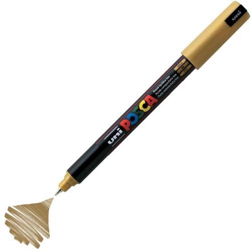 Posca PC-1MR Boyama Markörü 0.7 mm. METALİK ALTIN